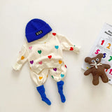Mini Fashion™ - Superzacht & Comfortabel - Gekleurde hartjes trainingspak