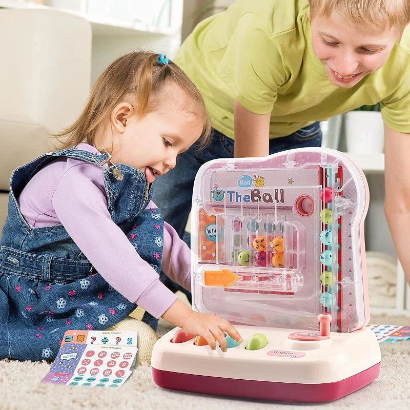 Montessori Math Track Game – Leren & Logica – Ballenbaan Spel