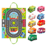 Car Playmat™ - Cartoon Avonturen - Auto Speelmat