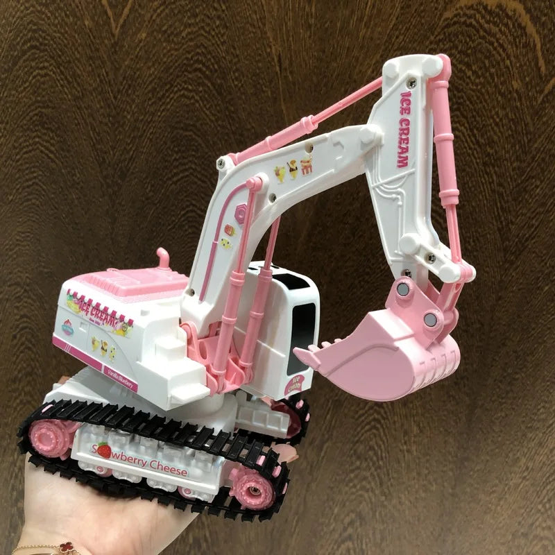 Pink Power Digger™ – Graaffeestje voor Meiden – RC Graafmachine