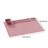 Canvas Mat™ - Schoonmaken is een makkie - Verf Placemet
