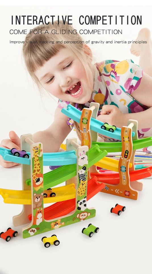 Woods™ - Creatief & Leerzaam - Houten Rollerbaan