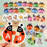 Wooden Letter Matching Game – Leren & Spel – Alfabet Puzzel
