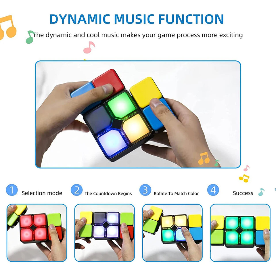 Puzzle Flip Pro™ - Puzzelplezier & muziek in je Handpalm - Puzzelkubus