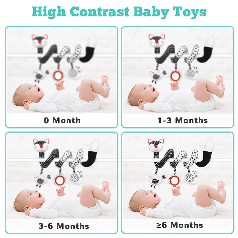 Baby Spiral Toy™ - Autostoel & Kinderwagen Speelgoed