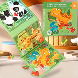 Magnetic Puzzle Book™ – Dierenvriendjes Plezier – Magnetisch Puzzel Boek