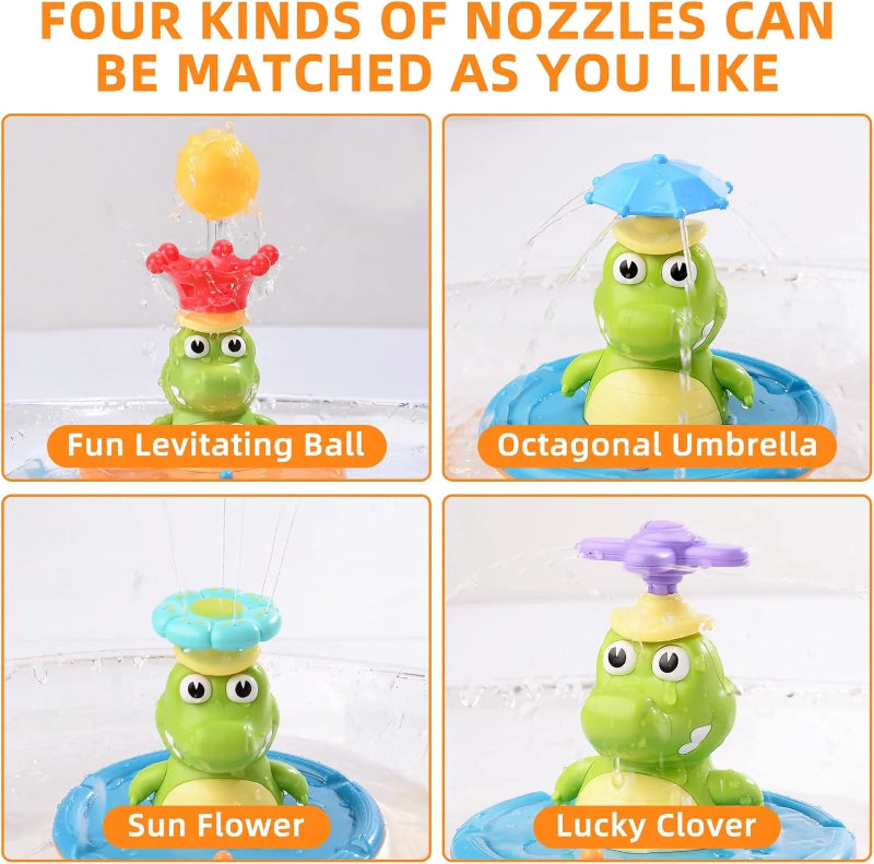 Light Up Crocodile Bath Toy – Interactief & Waterplezier – Krokodil Fontein Badspeelgoed