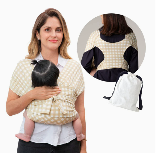 SoftNest - Comfortabel, Ademend & Veilig - Ergonomische Baby Draagdoek