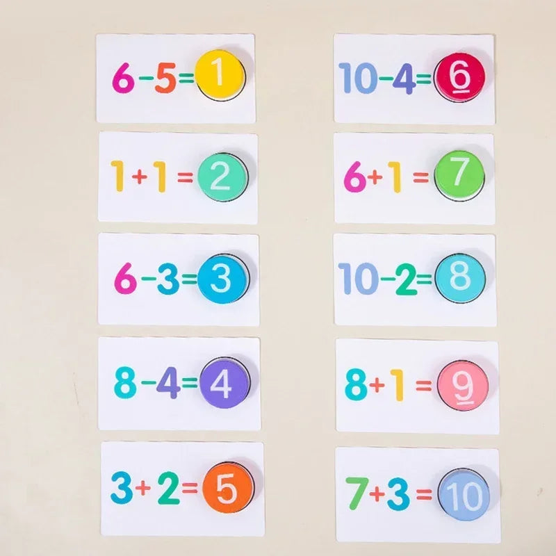 Math Tokens™ - Tellen & Oplossen - Rekenkaarten Kinderen