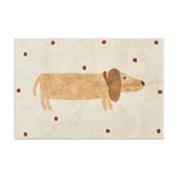 Little Haven™ - Zacht & Comfortabel - Tapijt Met Teckelprint