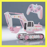 Pink Power Digger™ – Graaffeestje voor Meiden – RC Graafmachine
