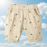 CoolKiddo – Fris en comfortabel – Korte broek met Dino ontwerp