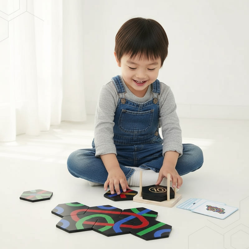LogicStack – Slim & Educatief – Vorm- en Nummer Sorteerspel