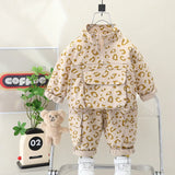 Mini Fashion™ - Coole Luipaard Print - 2-Delige Kledingset
