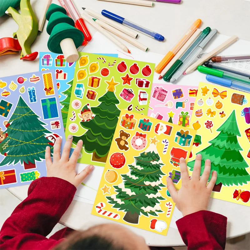 Xmas Tree Stickers™ - Bouw je eigen kerstwonder - DIY Stickers