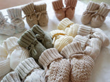 Mini Fashion™ - Warm & Stijlvol - Gebreide Babyslofjes