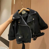 Girls Leather Jacket – Stoer & Stijlvol – Leren Kinder Jas