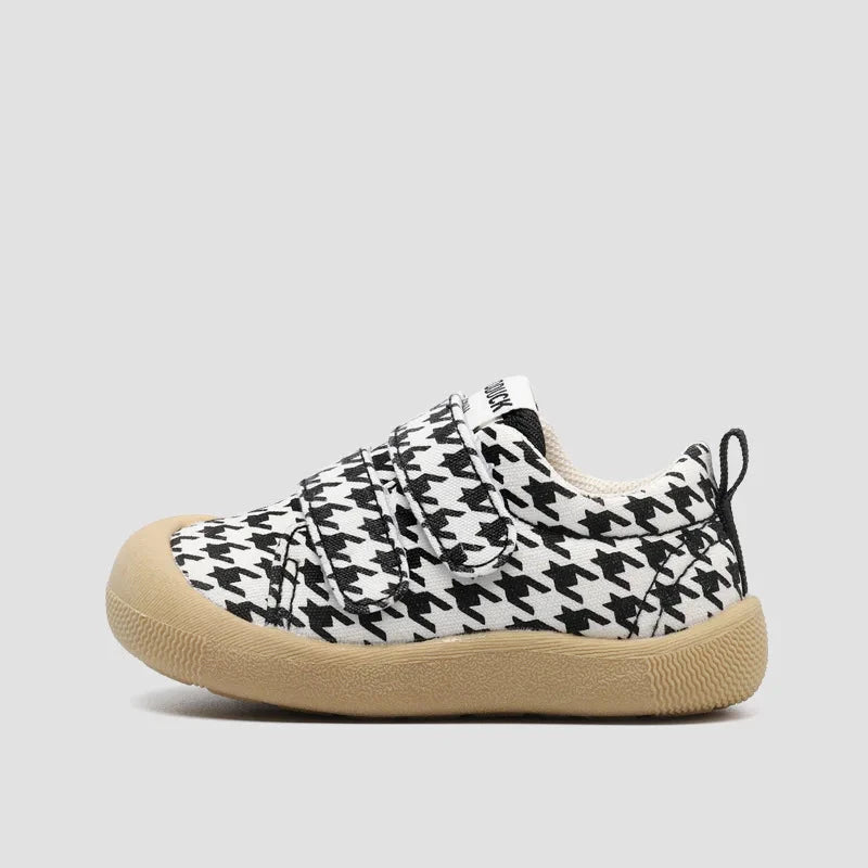 Mini Fashion™ - Ademend Materiaal - Schoenen met print