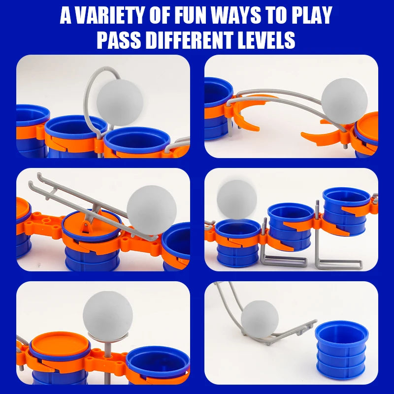 Cup Jump Ball Game – Actief & Interactief – Puff Ball Gezelschapsspel