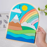 Woods™ - Regenboogblokjes Magie - Puzzelblokken