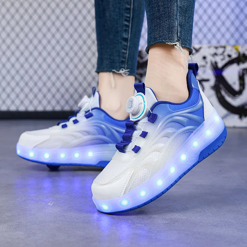 Light-Up Skate Shoes – LED & Comfortabel – Lichtgevende Rolsneakers