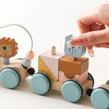 Lunar Train™ - Droomtreintje - Houten Stapelspeelgoed