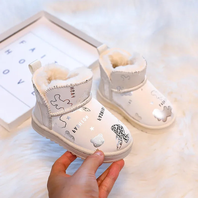Mini Fashion™ - Waterdicht Ontwerp - Kinder Snowboots Fashion Print