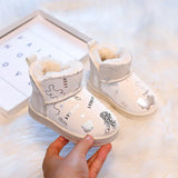 Mini Fashion™ - Waterdicht Ontwerp - Kinder Snowboots Fashion Print