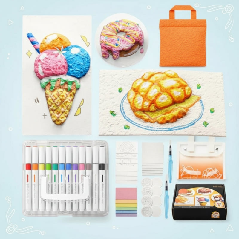 MagicFoam – Kleurrijk en creatief – Creatieve Textuurstift Set
