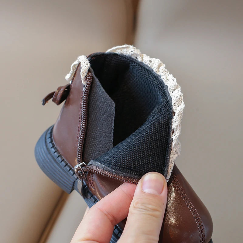 Mini Fashion™ - Warm & Classic - Leren Laarsjes