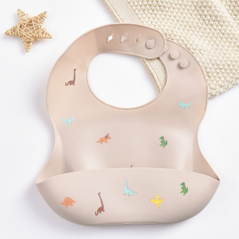 Silicone Bib - Waterdicht & Modieus - Silicone Baby Slabbetje
