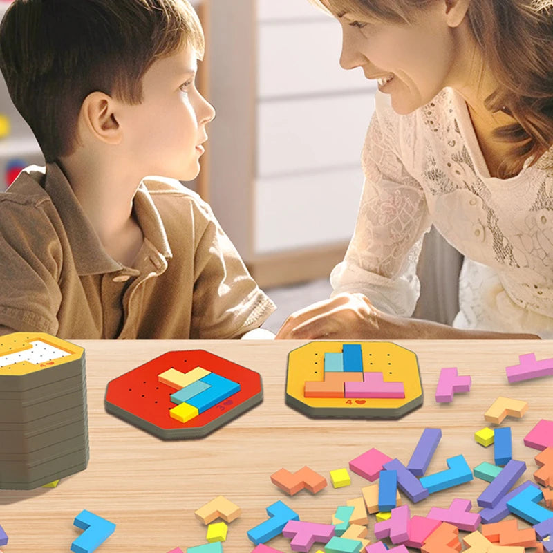 Logic Blocks™ – Kleur & Creativiteit – Geometrische Puzzel
