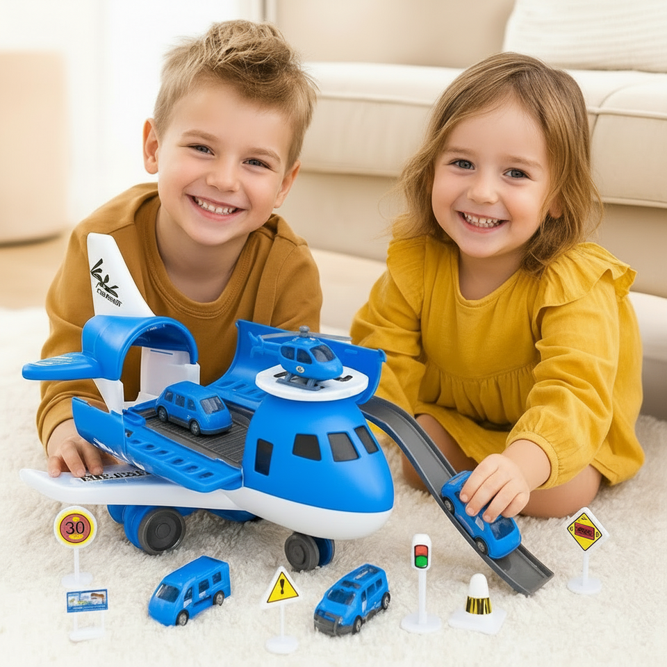 MiniAirBase – Interactief & Educatief – Vliegveld Speelset Met Voertuigen