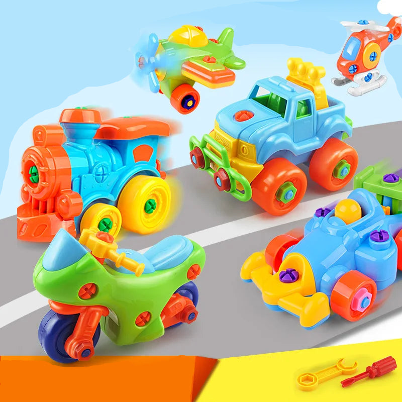 DIY Vehicle™ – Monteer en Rijd – Speelgoedauto Schroef Set