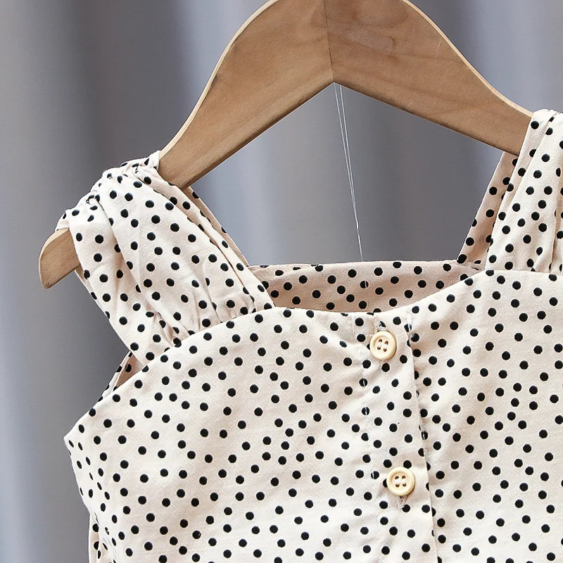 Mini Fashion™ -  Katoenen zomerset voor meisjes