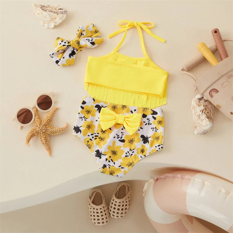 Mini Fashion™ - Meisjes Bikini (incl. Haarband)
