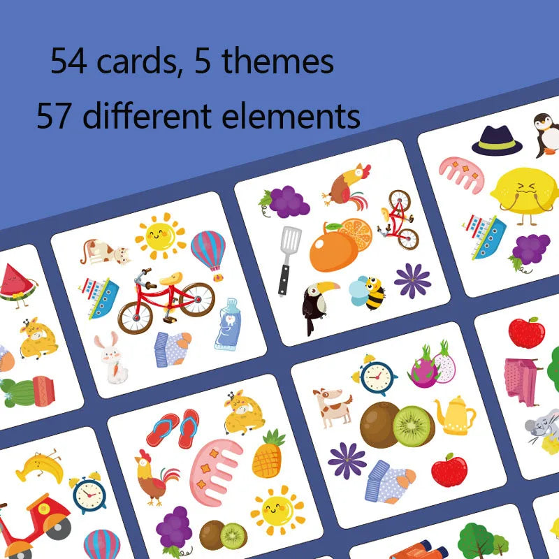 Memory Dobble Game™ - Leerzaam & Avontuurlijk - Geheugen Kaartspel