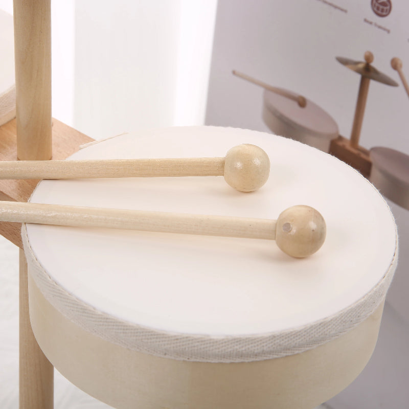 Kids Wooden Drum Toy – Muziek & Creatief – Drum Speelset