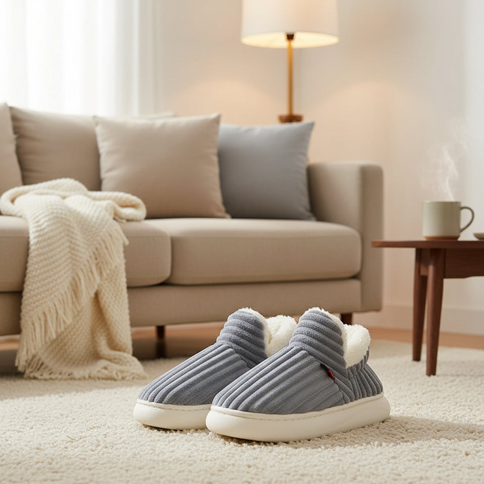WarmNest – Knuffelzacht & Warm – Anti-Slip Pantoffels