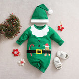 Mini Fashion™ - Zacht Materiaal - Baby Kerstkostuum