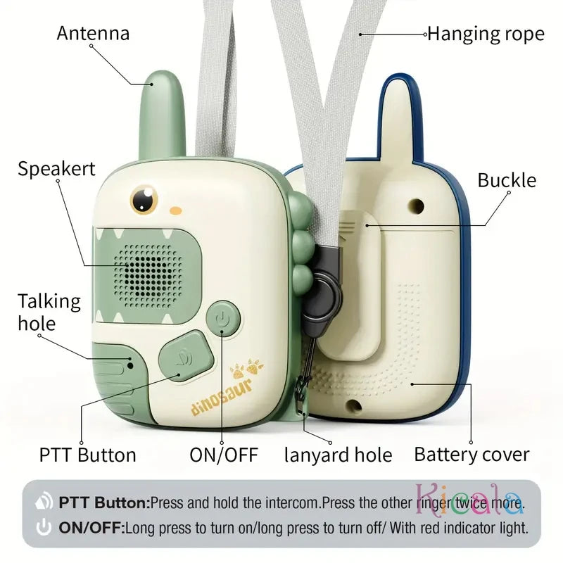 Dino Talk - Avontuur & Pret - Dino Walkie-Talkies