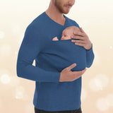 Kangaroo Pocket Shirt – Comfort & Handig – T-shirt Babydrager voor mannen