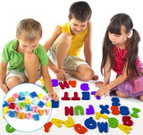 Bath Letters & Numbers™ - Leerzaam & Leuk - Kleurrijke Badletters & Cijfers