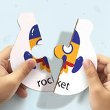 Wooden Letter Matching Game – Leren & Spel – Alfabet Puzzel