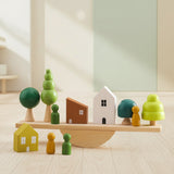 Wooden Forest Blocks – Creatief & Ontwikkeling – Houten Stapel Blokken Set