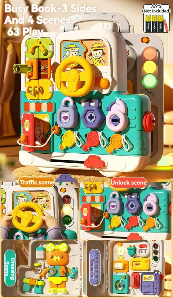 Sound Game™ - Educatief & Multifunctioneel - Busy board met geluid