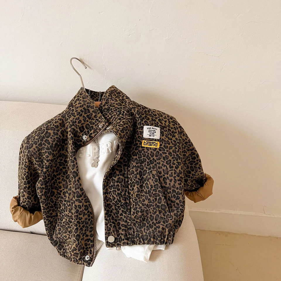 Mini Fashion – Stoer & Comfortabel – Luipaardprint Jas