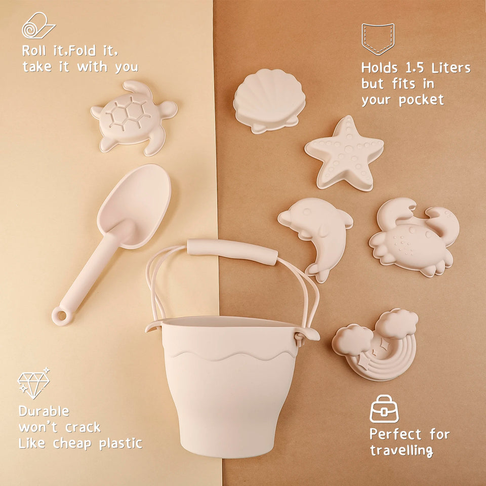Silicone Beach Set™ - Strandemmer Zandavontuur - Siliconen Strandset