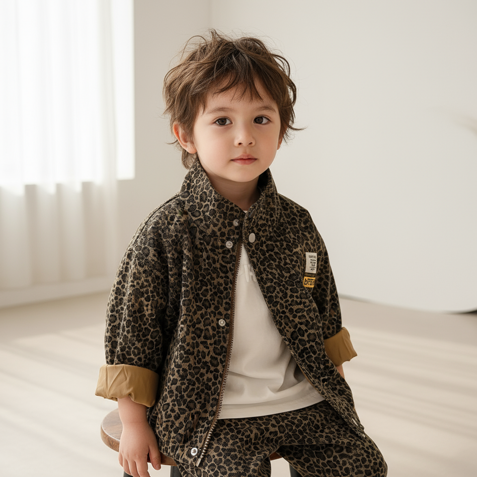 Mini Fashion – Stoer & Comfortabel – Luipaardprint Jas
