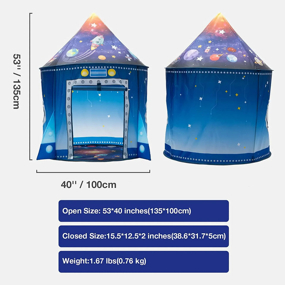 Rocket Ship Tent™ – Ruimteavontuur Pop-up – Kindertent